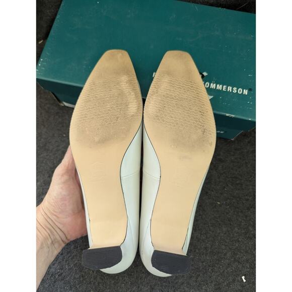 Ros Hommerson Women's Pearl Leather Pump Size 8.5 Heels Shoes Y2K 2003 - Picture 8 of 11